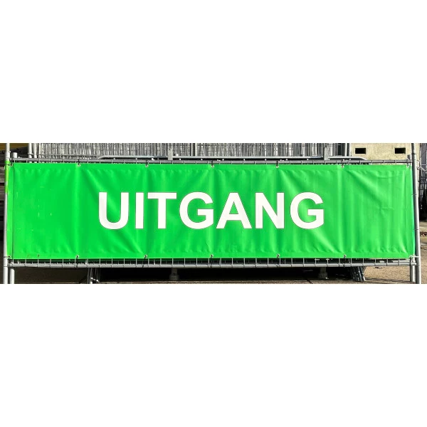 uitgang banner